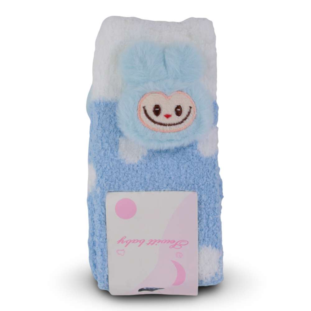 Unisex Socks – Baby Blue with Labubu Design