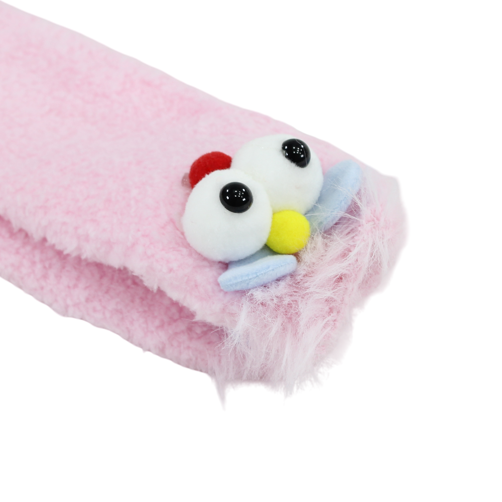 Girls Socks – Pink with Big Eyes Design