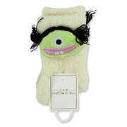 Girls Socks – Yellow with Doll Design