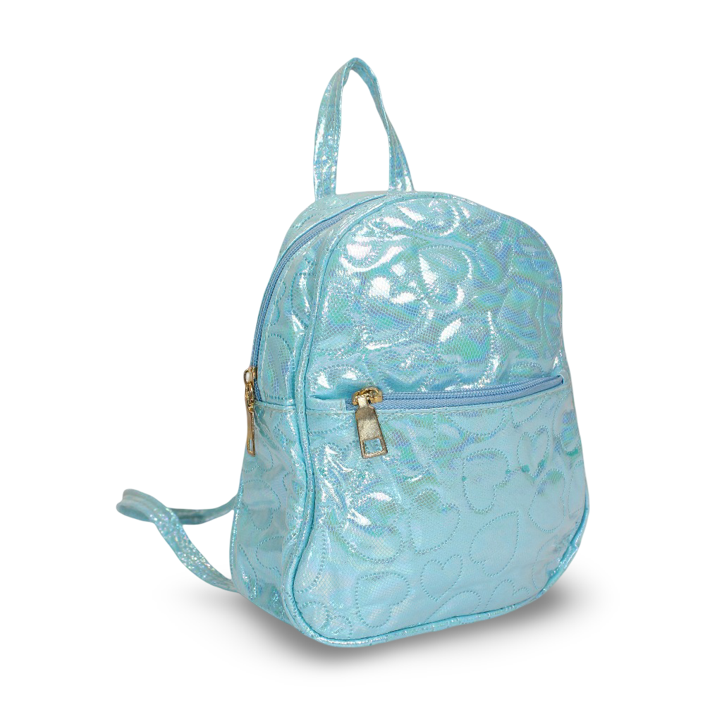 Girls Backpack – Baby Blue - School - Fancy