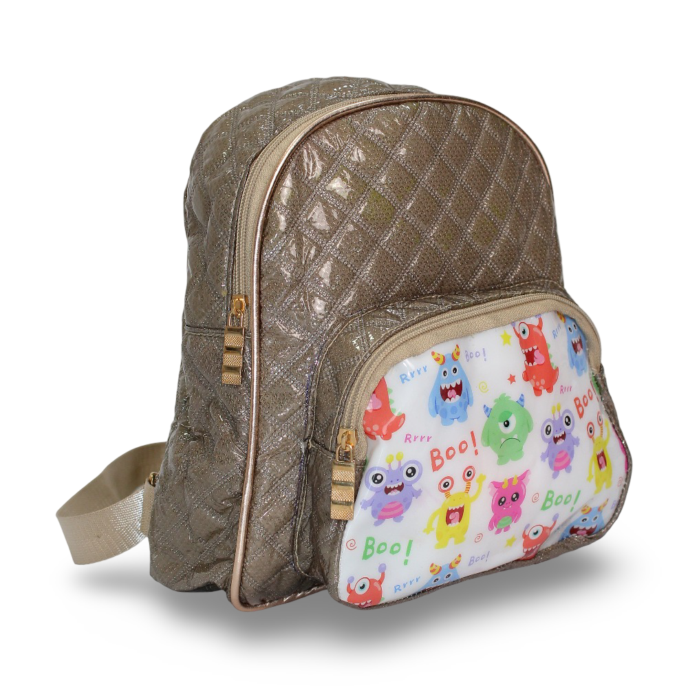 Girls Backpack – Cafe with "Boo!" Design - School - Fancy