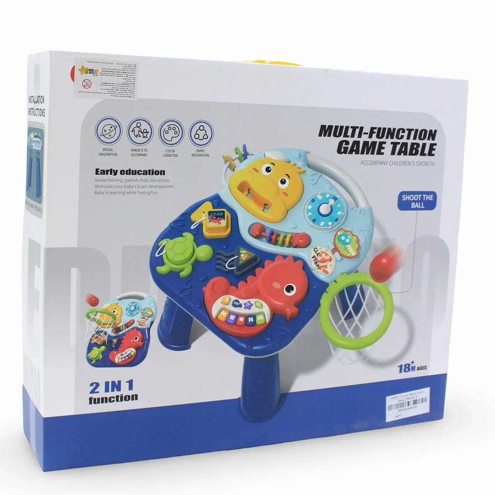 Tiibaby Multi Function Game Table 2-in-1 - Red