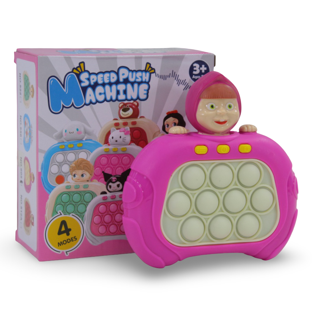 Pop-it Speed Push Machine – 4 Modes with Masha Theme