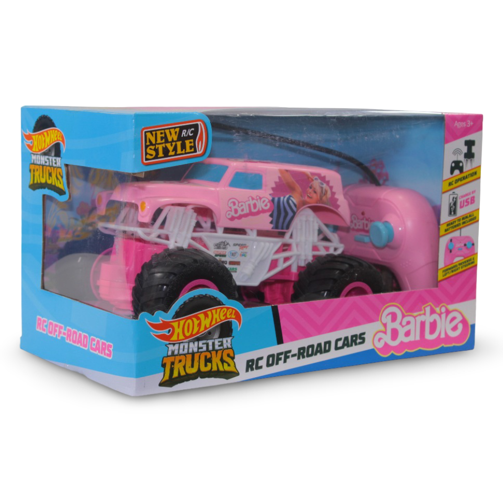 Hot Wheels Barbie Monster Trucks R/C Off-Road Cars