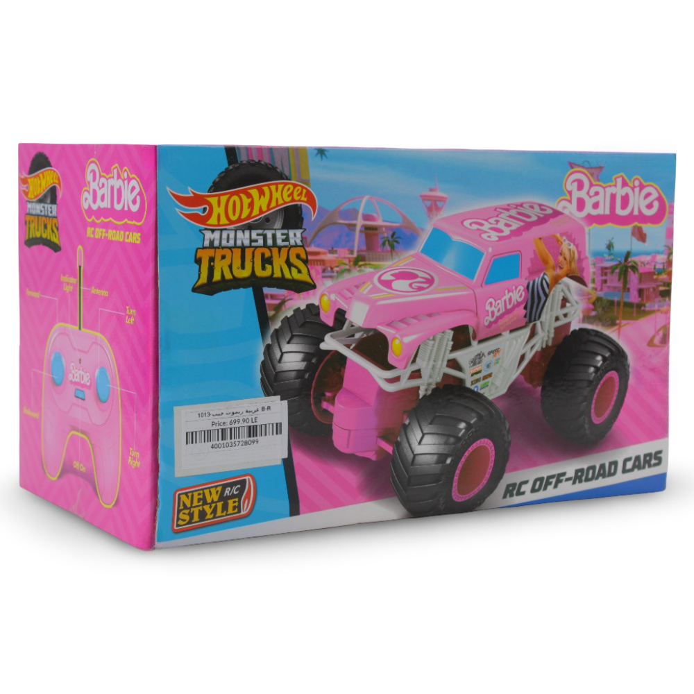 Hot Wheels Barbie Monster Trucks R/C Off-Road Cars