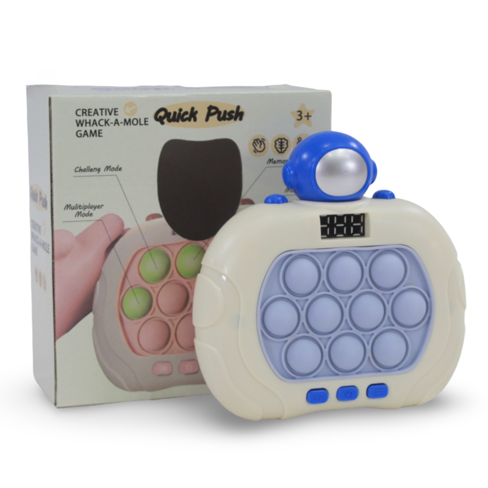 Quick Push Pop-it Game with Light Pop - Space Theme