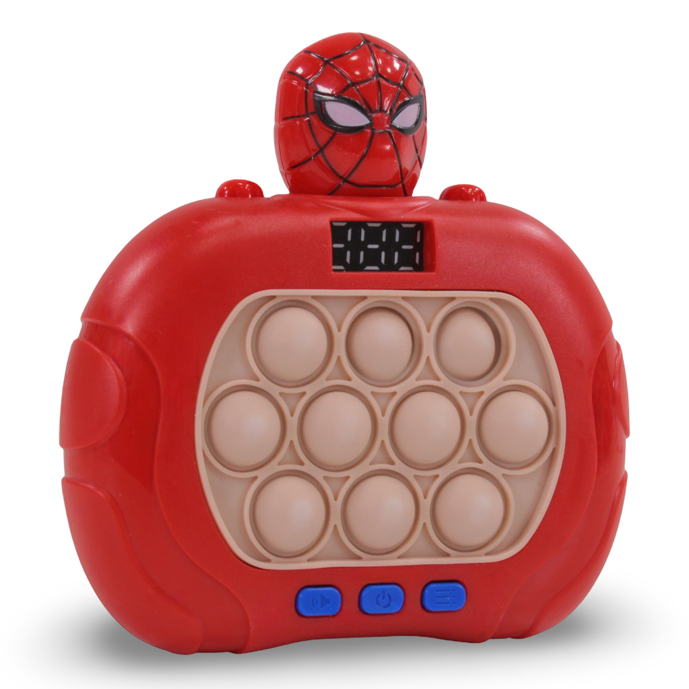 Quick Push Pop-it Game with Light Pop - Spider-Man Theme