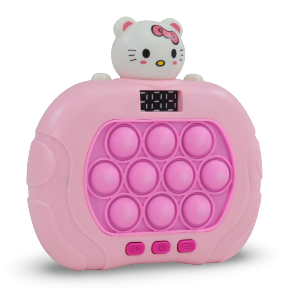 Quick Push Pop-it Game with Light Pop - Hello Kitty Theme