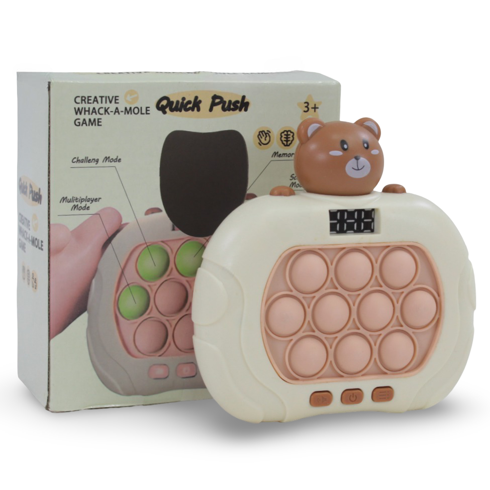 Bear Fast Push Pop-it Electronic Game