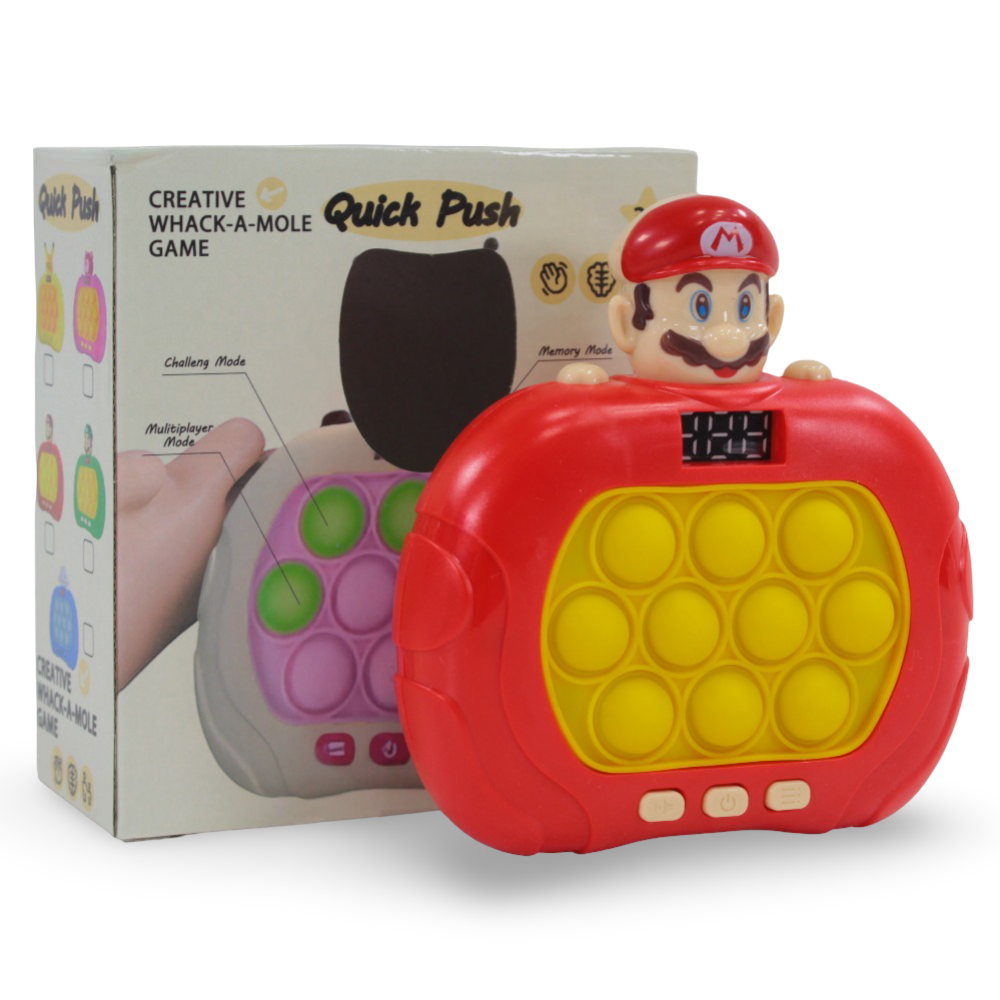 Super Mario Fast Push Pop-it Electronic Game