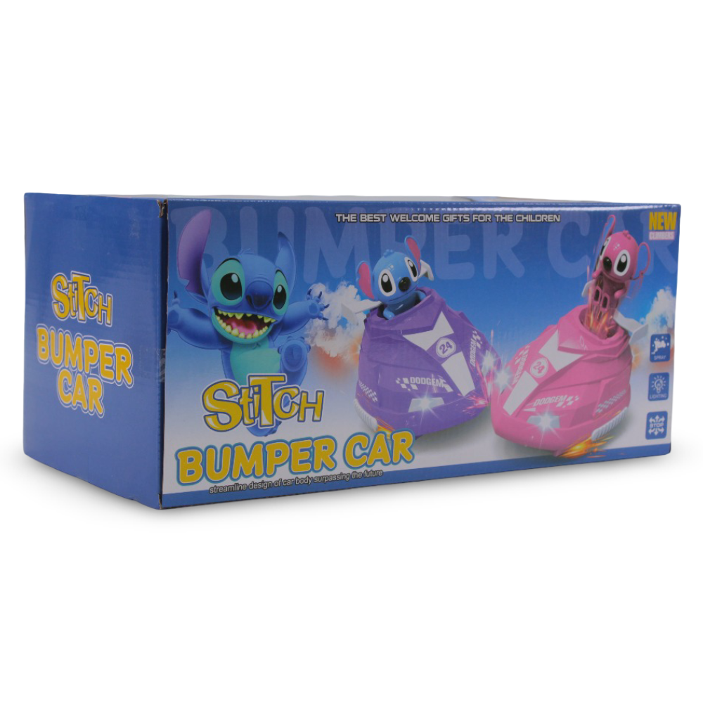Stitch Bumper Car Set – Dual Remote-Control Crash Game