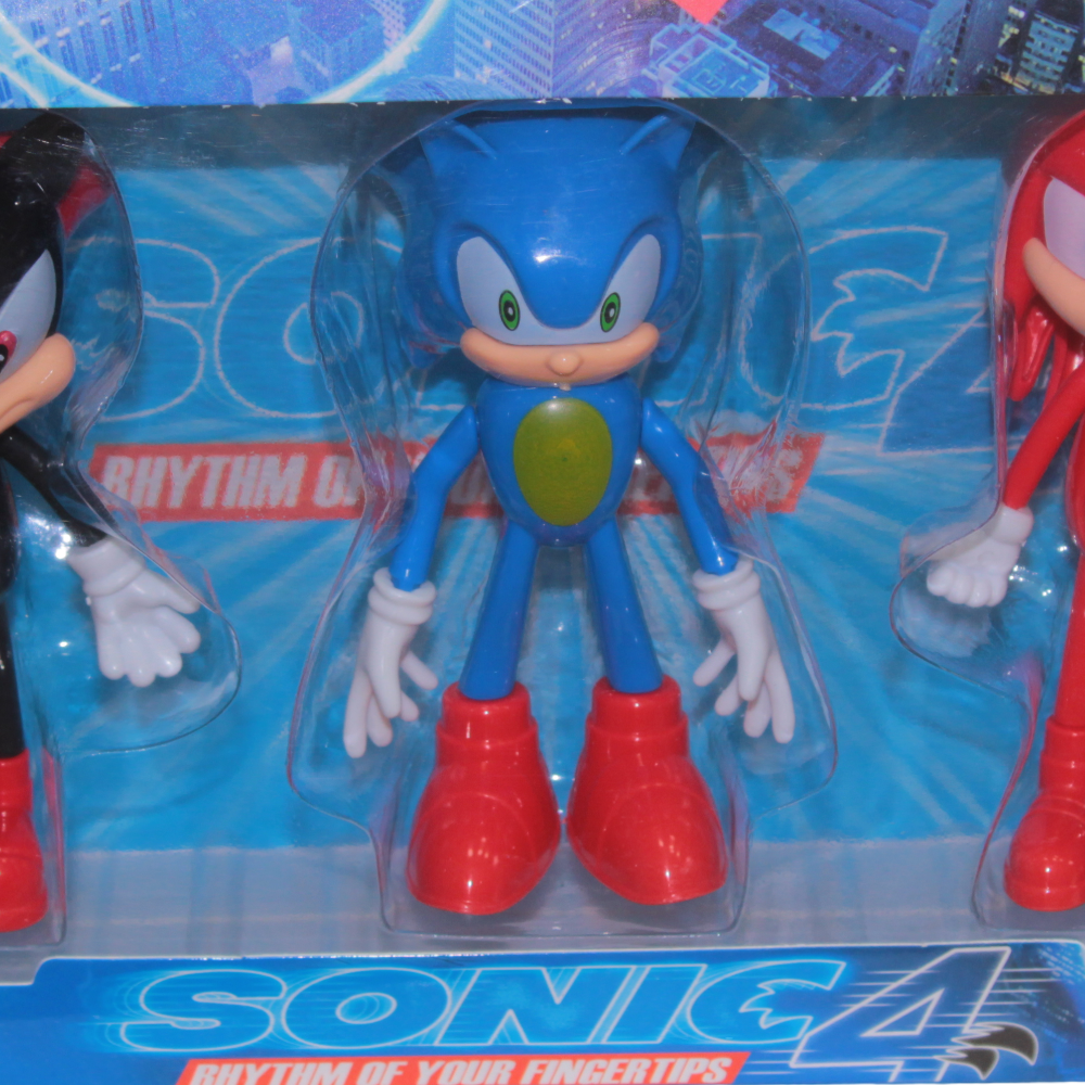 Sonic the Hedgehog Action Figures Set – 3 Pieces