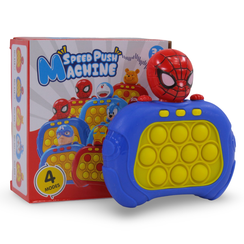 Spider-Man Fast Push Pop-it Speed Machine
