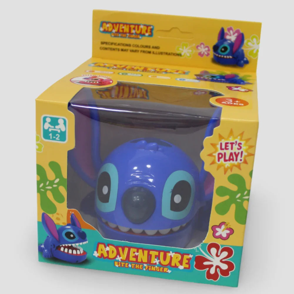 Stitch Finger Biting Toy - Blue