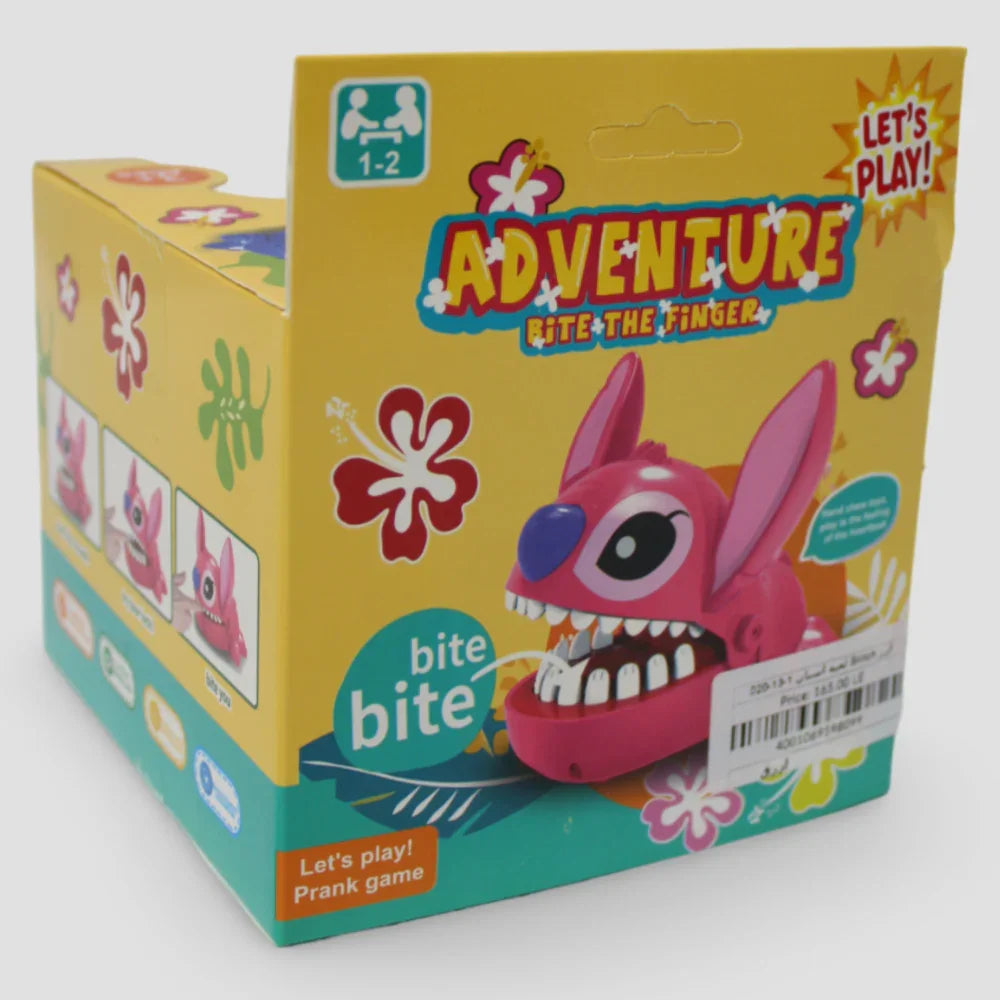 Stitch Finger Biting Toy - Blue