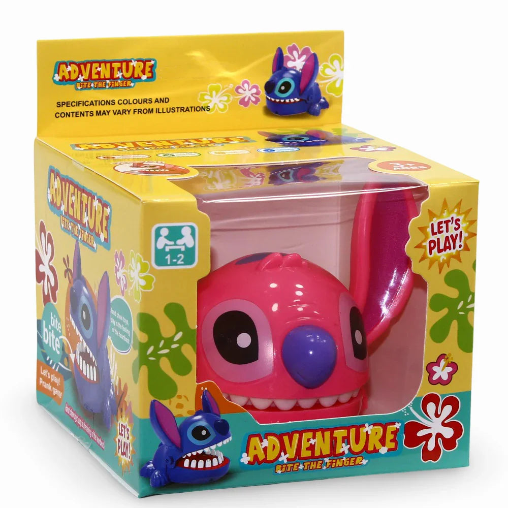 Stitch Finger Biting Toy - Pink - Toys - OKO
