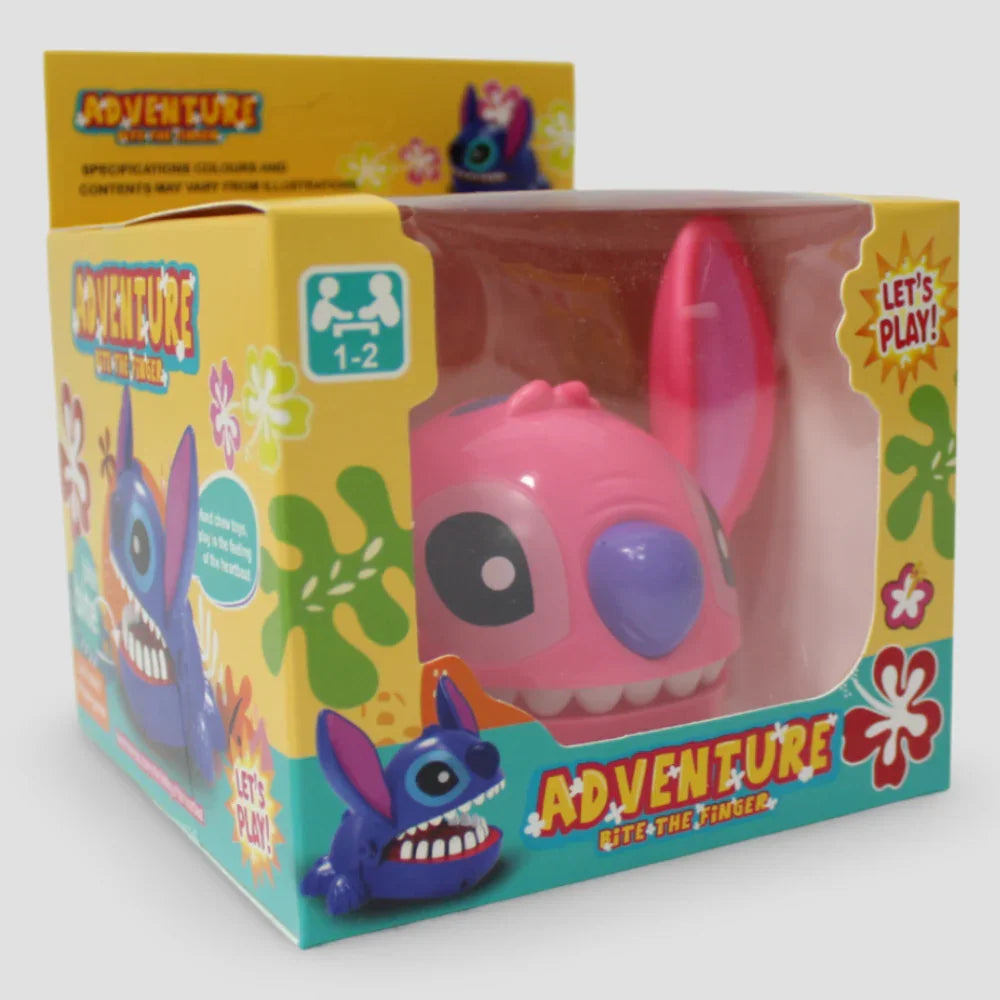 Stitch Finger Biting Toy - Pink