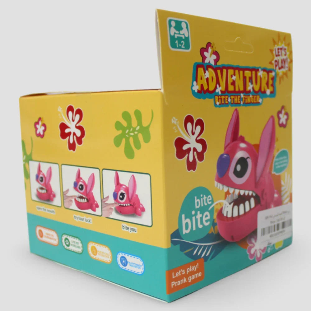 Stitch Finger Biting Toy - Pink