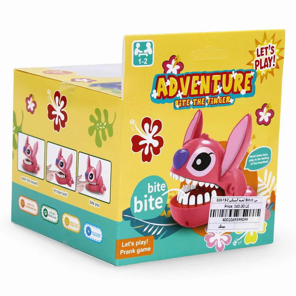 Stitch Finger Biting Toy - Pink
