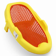 Silicone Baby Bath Seat - Yellow/Orange