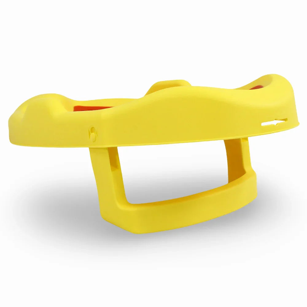 Silicone Baby Bath Seat - Yellow/Orange
