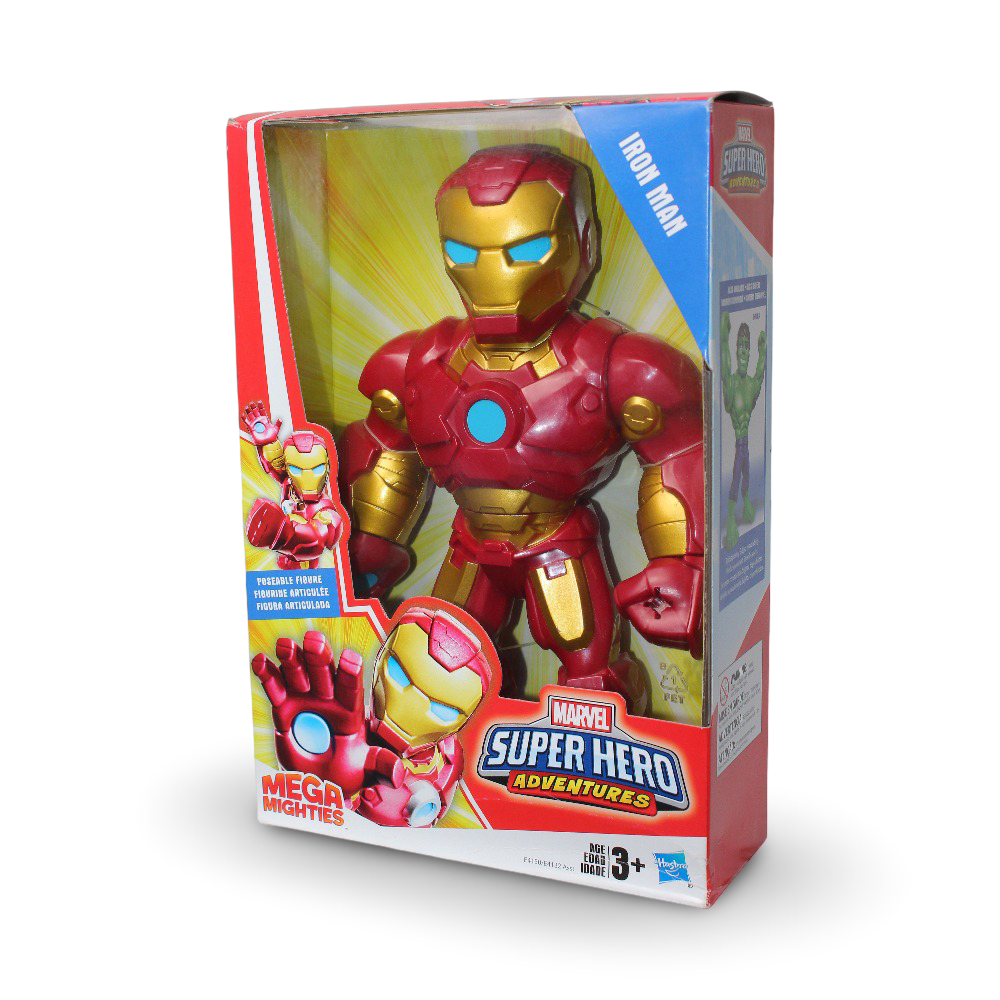 Marvel Super Hero Adventures Mega Iron Man Action Figure