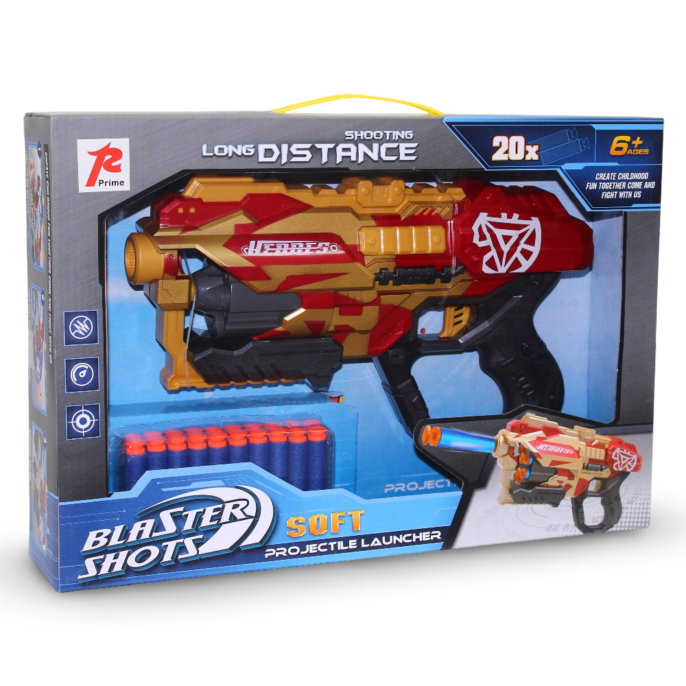 Ironman Foam Dart Blaster Gun - Toys - Prime