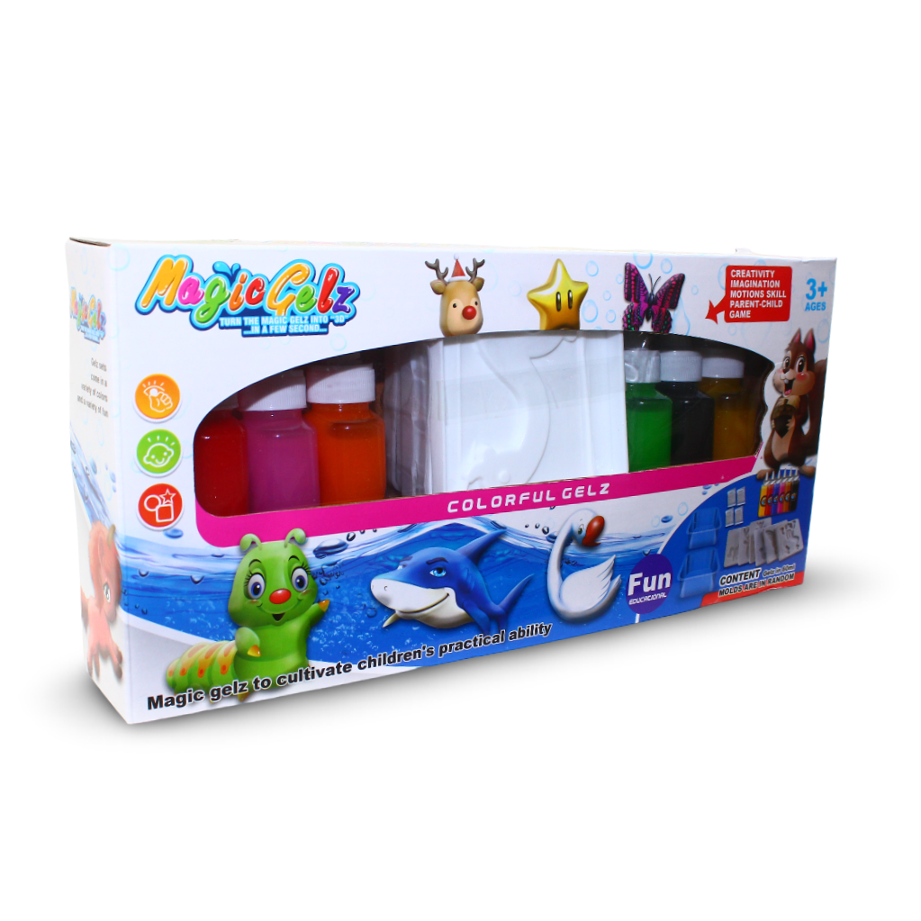 Magic Gelz Creative Craft Kit – 6 Colors – Model 368 - Toys - Prime