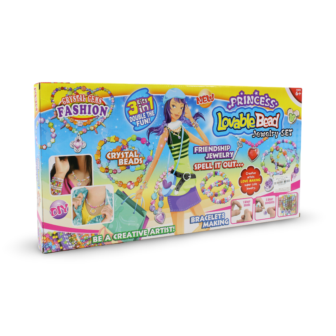 Princess Lovable Bead Jewelry Set