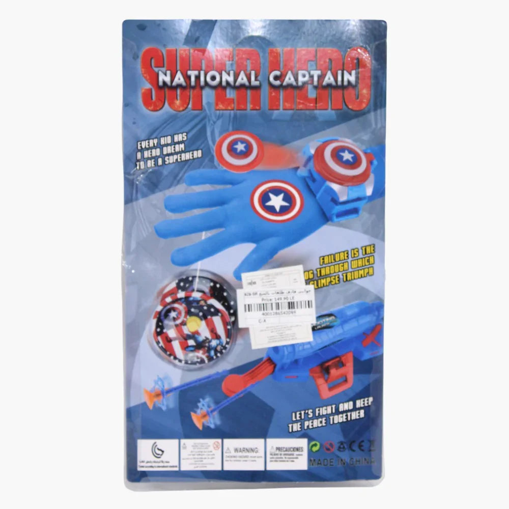 Captain America Foam Dart Launcher Glove
