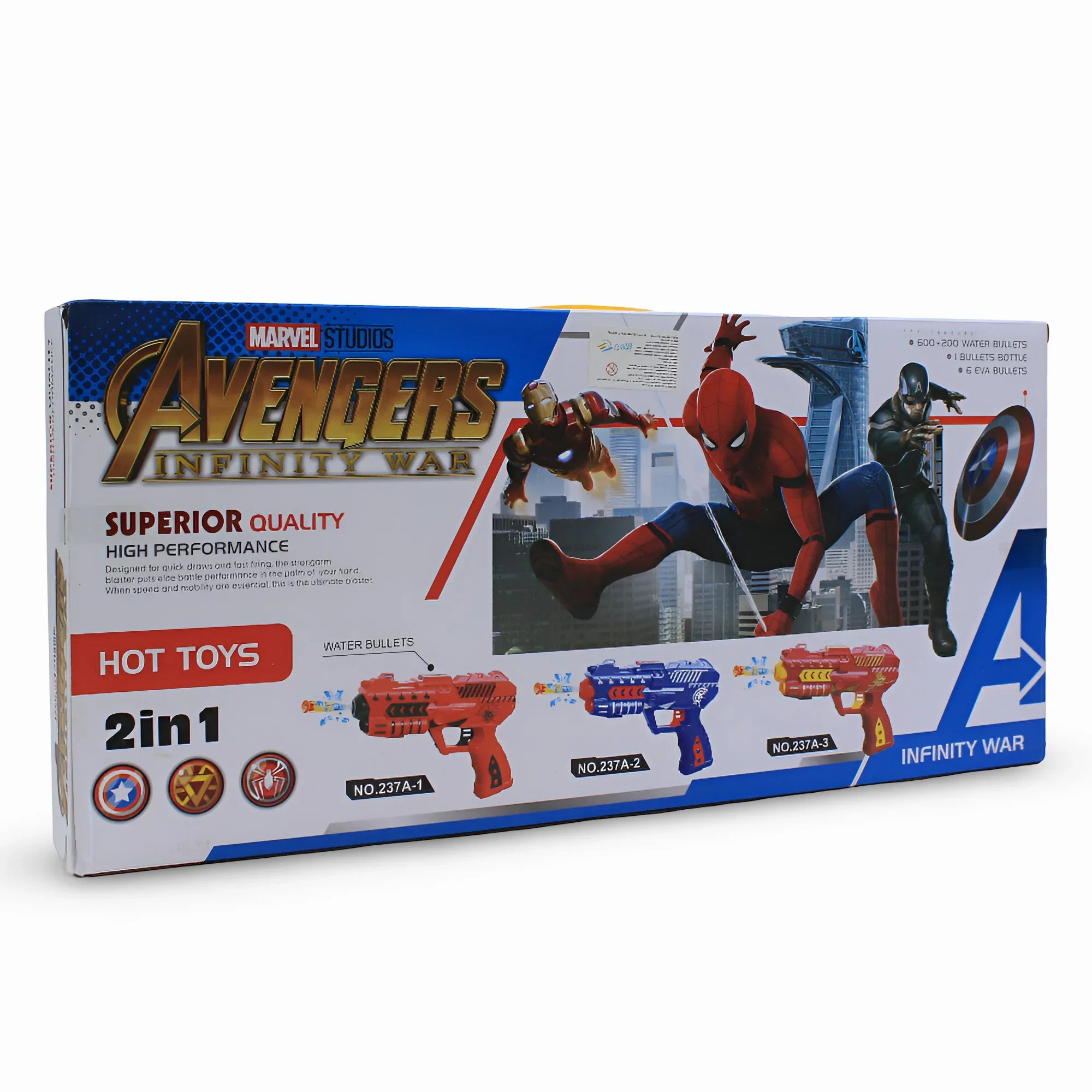 Marvel Iron Man Power Gun Series with mask 2 in 1