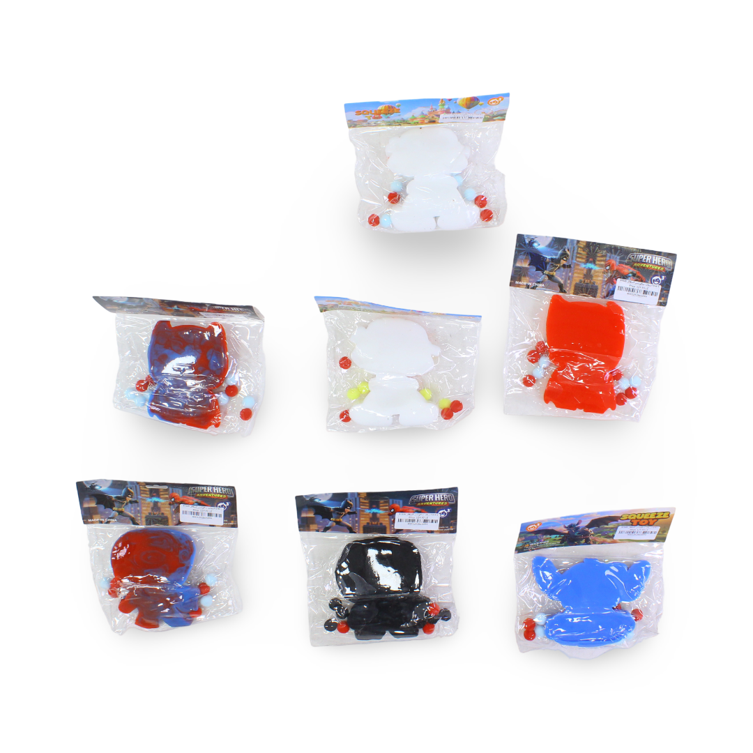 Assorted Character Squishy Sensory Toys – Multicolor