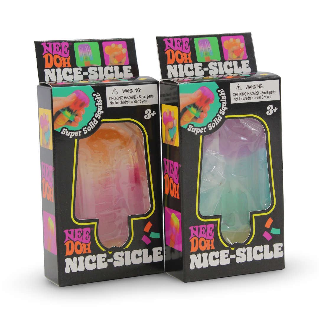 NeeDoh Nice-Sicle Popsicle Squishy Sensory Toy – Assorted Colors