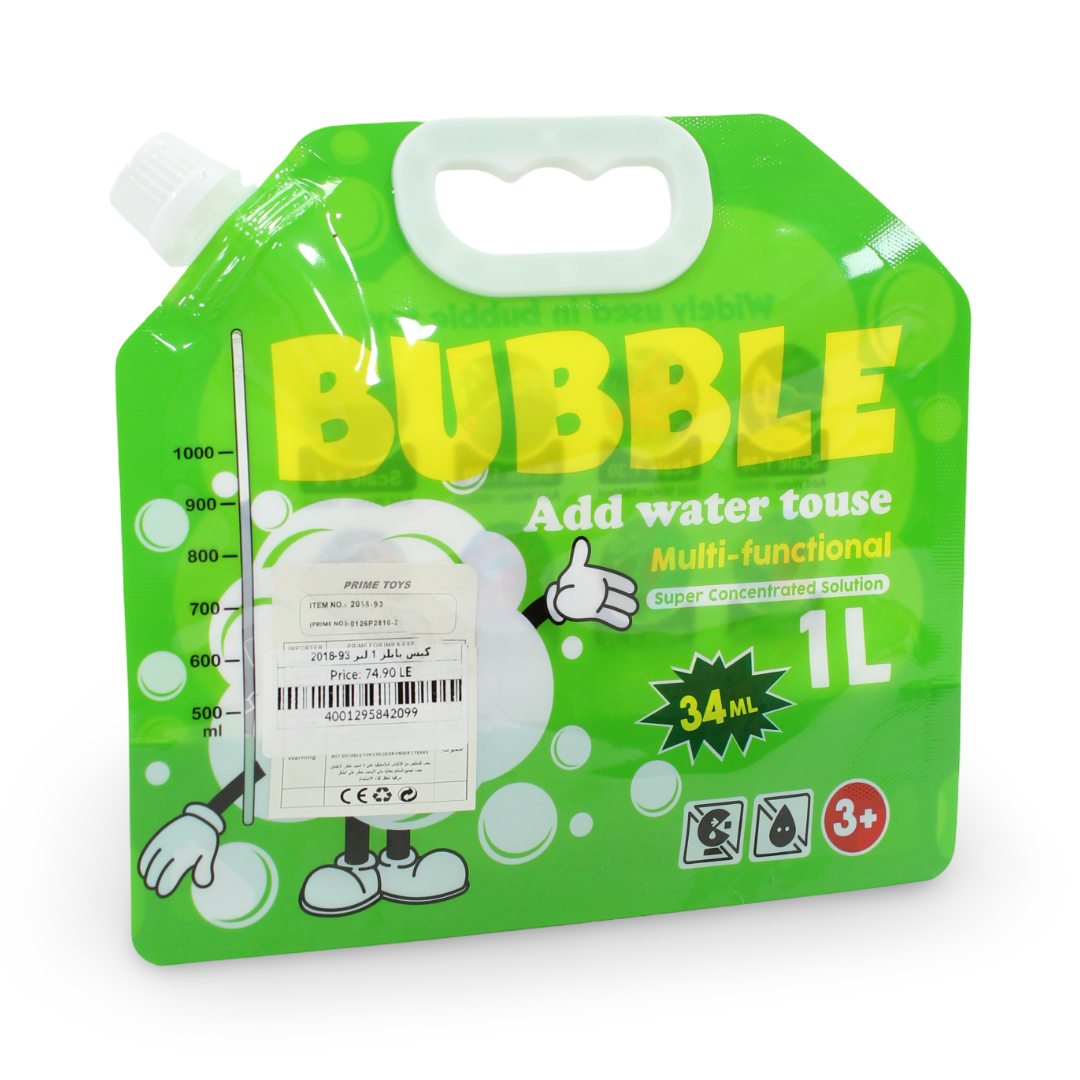 Bubble Add Water Multi-Functional Super Concentrated Solution Refill (1L) - Toys - Prime