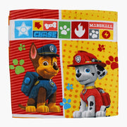 Boys Beach Towel – Yellow with Paw Patrol Print (60×120 cm)