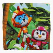 Unisex Beach Towel – Green with Top Wing Print (60x120 cm)