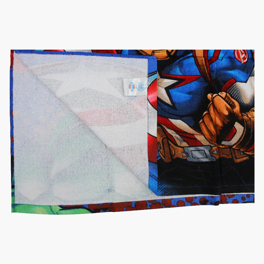 Boys Beach Towel – Multicolored with Avengers Print (70x140 cm)