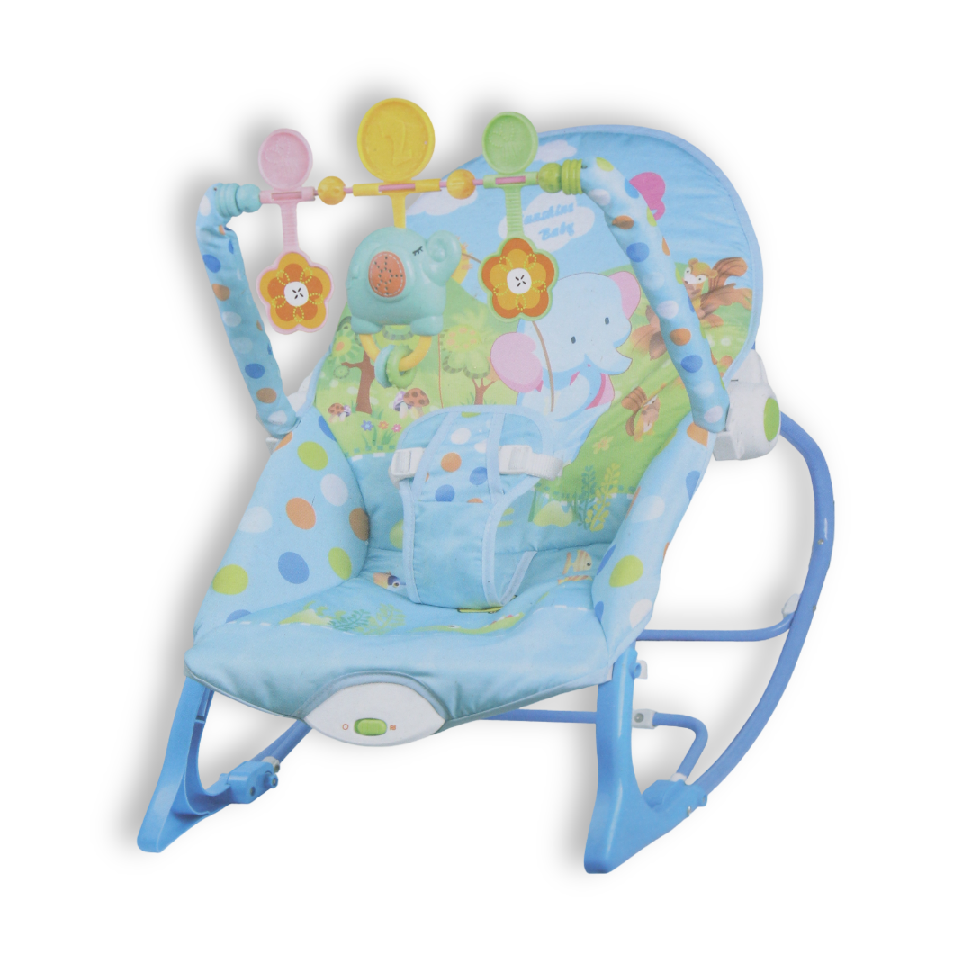 Infant-to-Toddler Rocker (Baby Bouncer & Rocking Chair) – Baby Blue