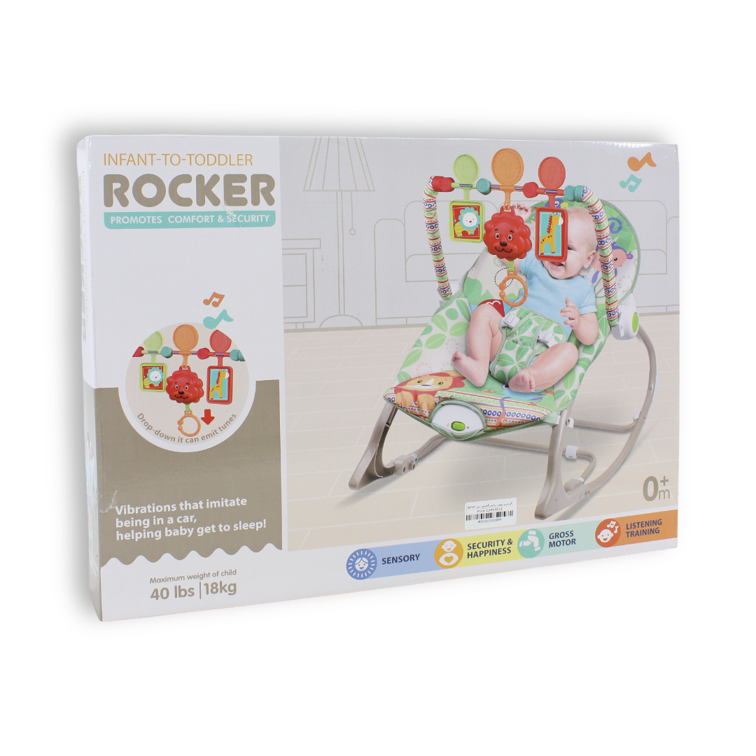 Infant-to-Toddler Rocker (Baby Bouncer & Rocking Chair) – Green