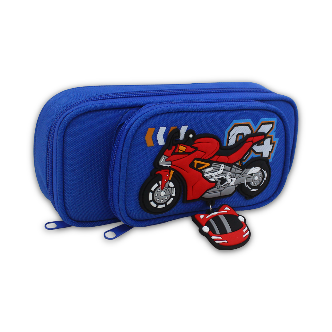 3D Bike Pencil Case – Blue - School - Andalusia