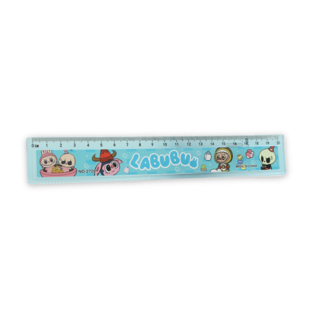 Labubu Ruler 20cm – Baby Blue - School - Andlosya Group