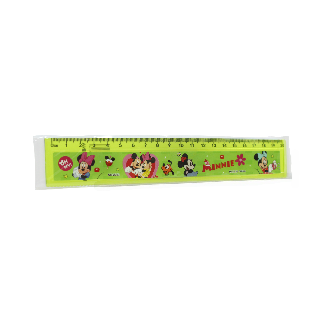 Minnie Mouse Ruler 20cm – Green - School - Andlosya Group