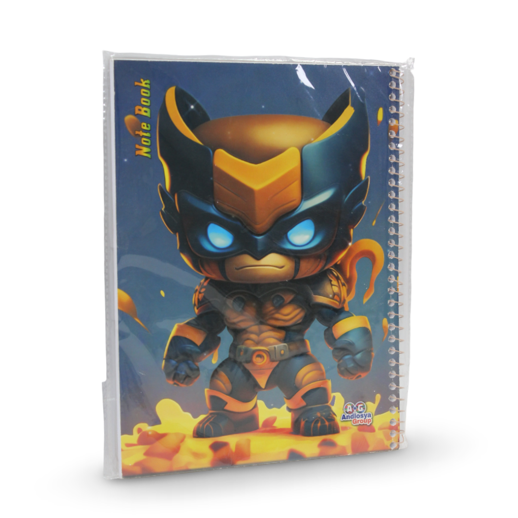 Wolverine Notebook – 80 Pages - School - Andlosya Group