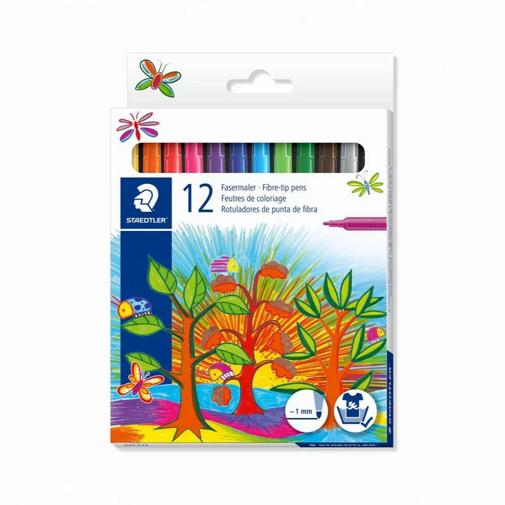 Staedtler Felt Tip Pens – 12 Colors
