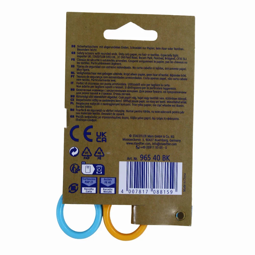 Staedtler Noris Plastic Scissors – 10cm