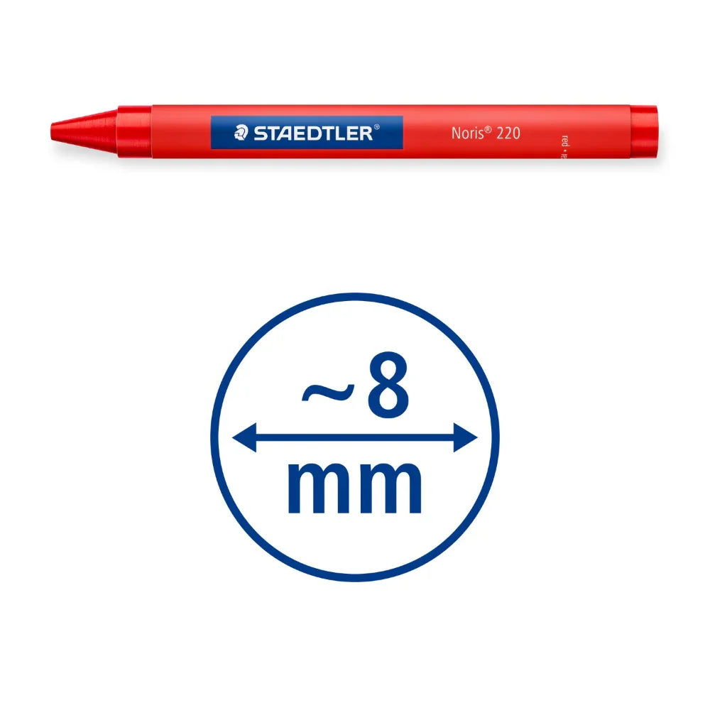 Staedtler Noris Wax Crayons – 24 Colors
