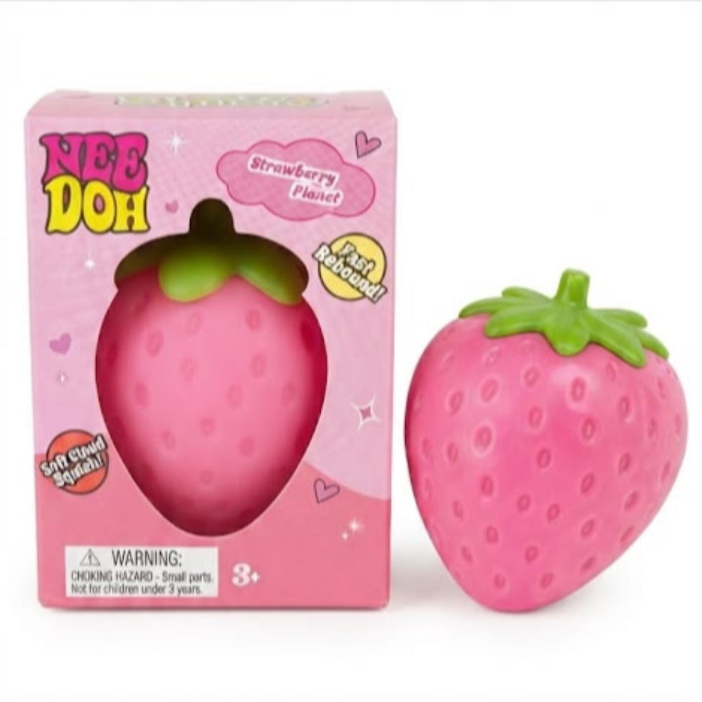 NeeDoh Strawberry Squishy Toy