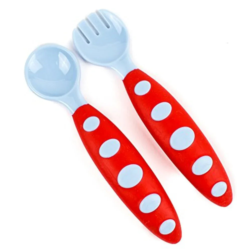 True Plastic Spoon & Fork Set With Case