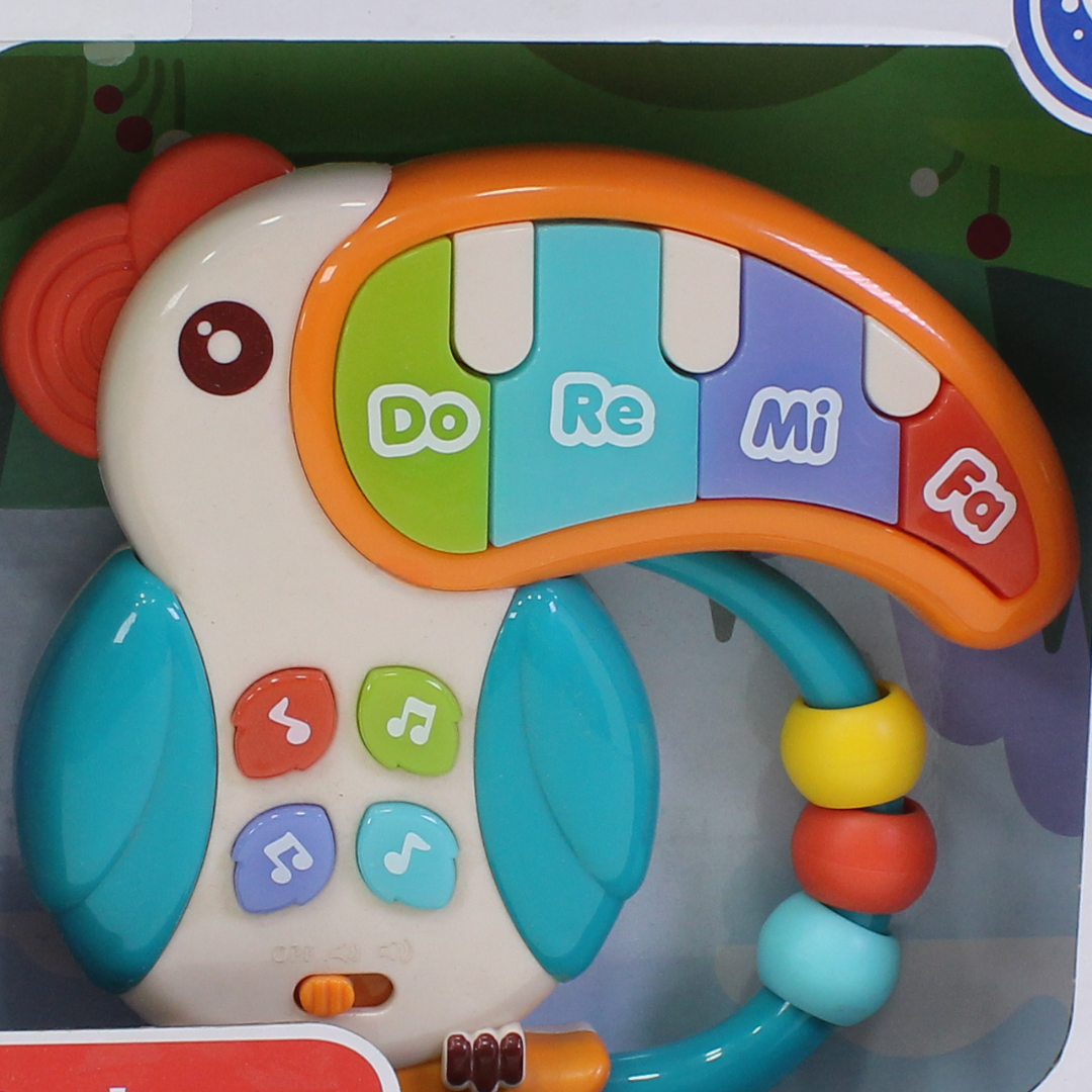Huanger Parrot Musical Rattle & Teether