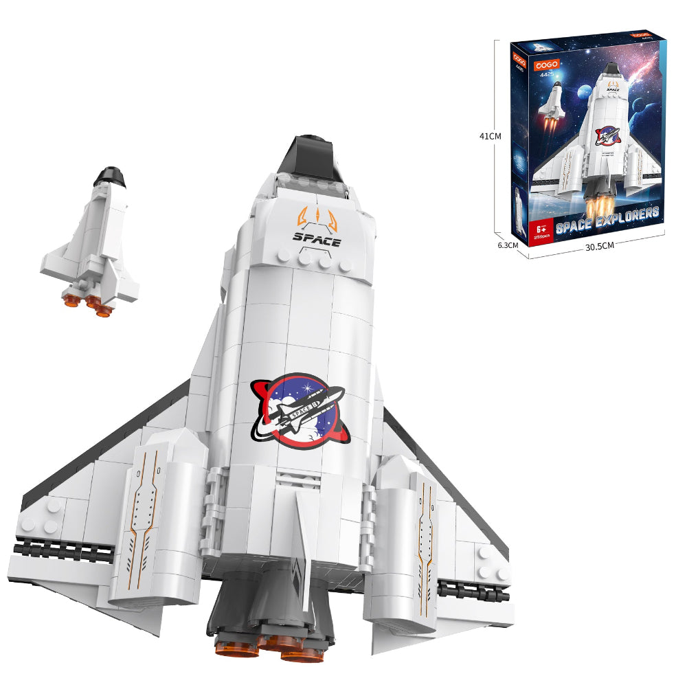 Cogo Space Explorers Space Shuttle Building Block Set – 620 Pcs - Toys